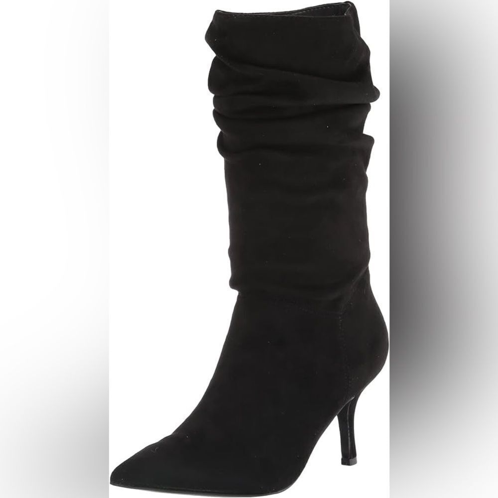 Nib Marc Fisher Black Manya Boots Sz 9 - image 2